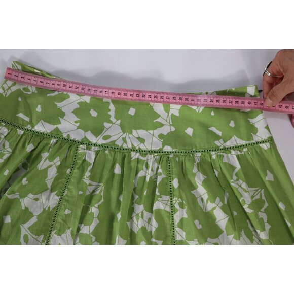 Apt 9 Women's Green & White Floral Print Skirt Size 8 - Picture 8 of 9